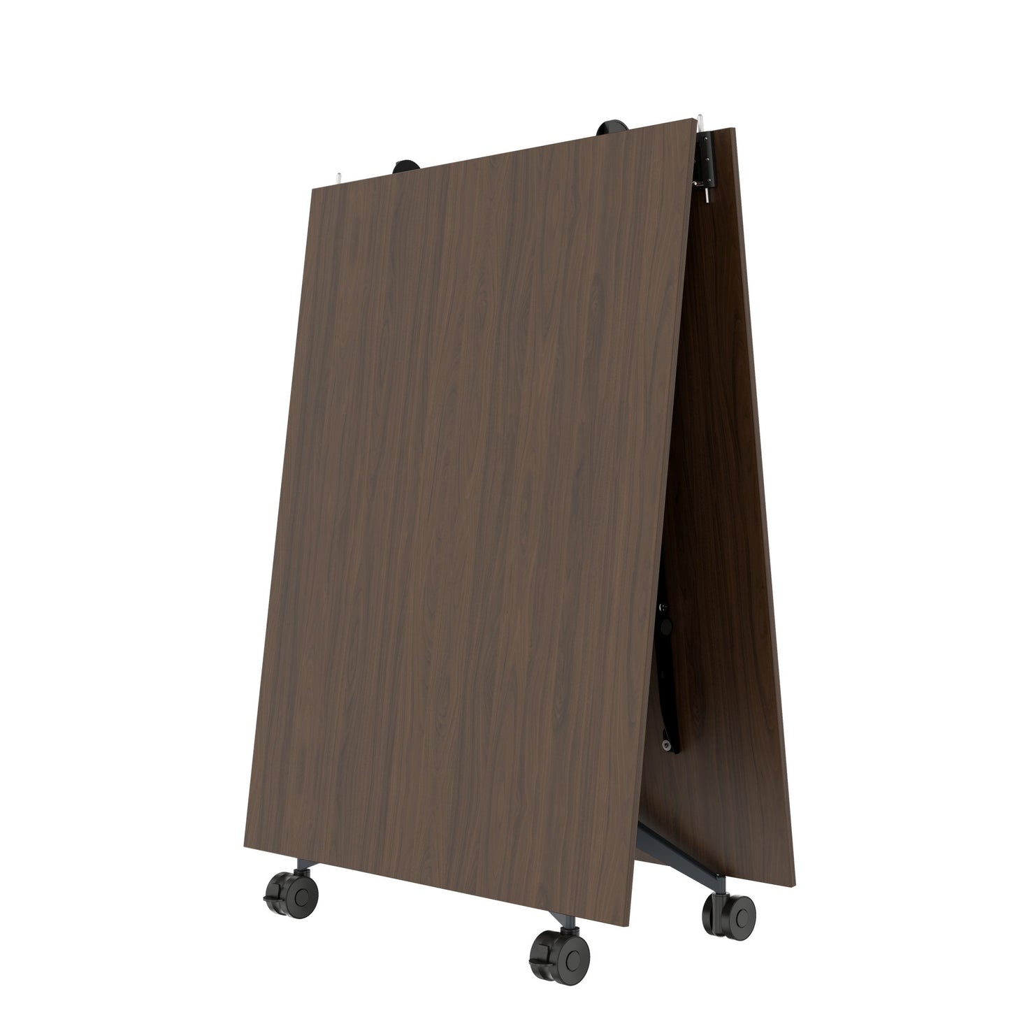 MARA - TIMMY LIBRO Table de conférence | 3200 x 1200 mm (10 à 14 personnes), roulante, pliable, noyer