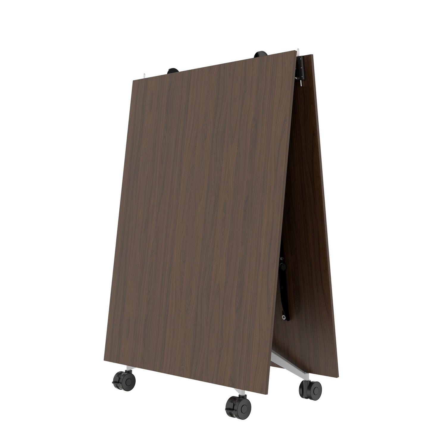 MARA - TIMMY LIBRO Table de conférence | 3200 x 1200 mm (10 à 14 personnes), roulante, pliable, noyer