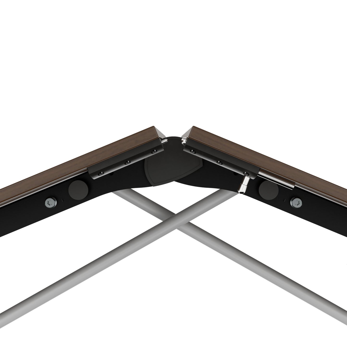 MARA - TIMMY LIBRO Table de conférence | 3200 x 1200 mm (10 à 14 personnes), roulante, pliable, noyer