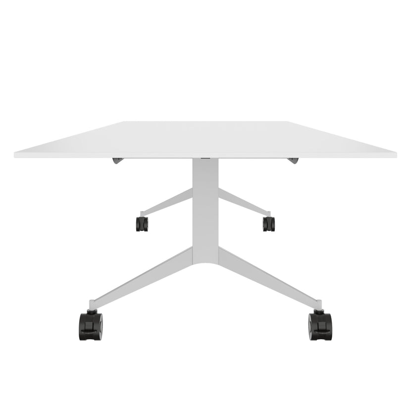 MARA - TIMMY LIBRO Konferenztisch | 3200 x 1200 mm (10 - 14 Personen), rollbar, faltbar, Weiß