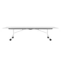 MARA - TIMMY LIBRO Conference table | 3200 x 1200 mm (10 - 14 persons), rollable, foldable, white - 6 Thumbnail Image