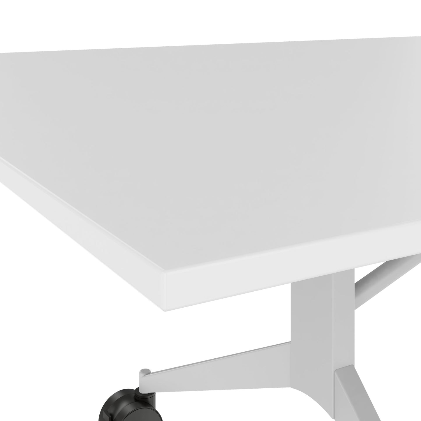 MARA - TIMMY LIBRO Konferenztisch | 3200 x 1200 mm (10 - 14 Personen), rollbar, faltbar, Weiß