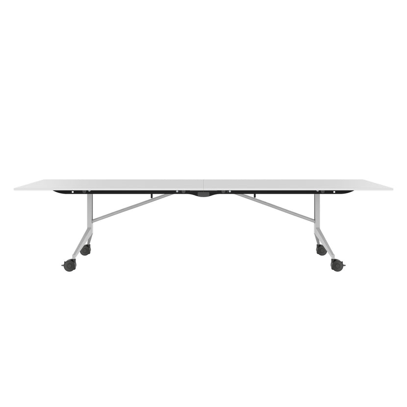 MARA - TIMMY LIBRO Konferenztisch | 3200 x 1200 mm (10 - 14 Personen), rollbar, faltbar, Weiß