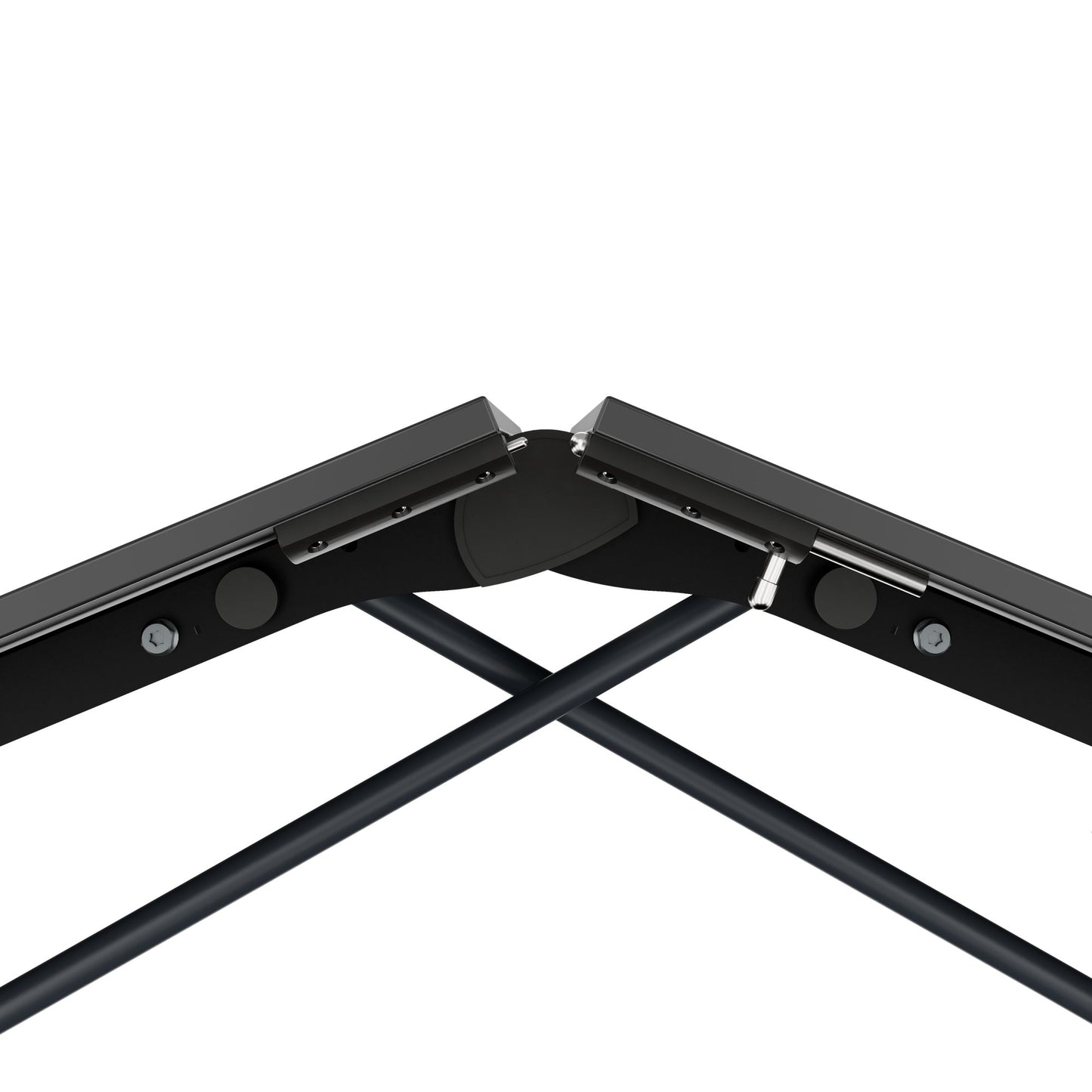 MARA - TIMMY LIBRO Konferenztisch | Bootsform, 3200 x 1200 mm (10 - 14 Personen), rollbar, faltbar, Anthrazit