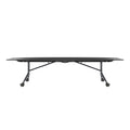 MARA - TIMMY LIBRO Konferenztisch | Bootsform, 3200 x 1200 mm (10 - 14 Personen), rollbar, faltbar, Anthrazit - 6 Thumbnail Image