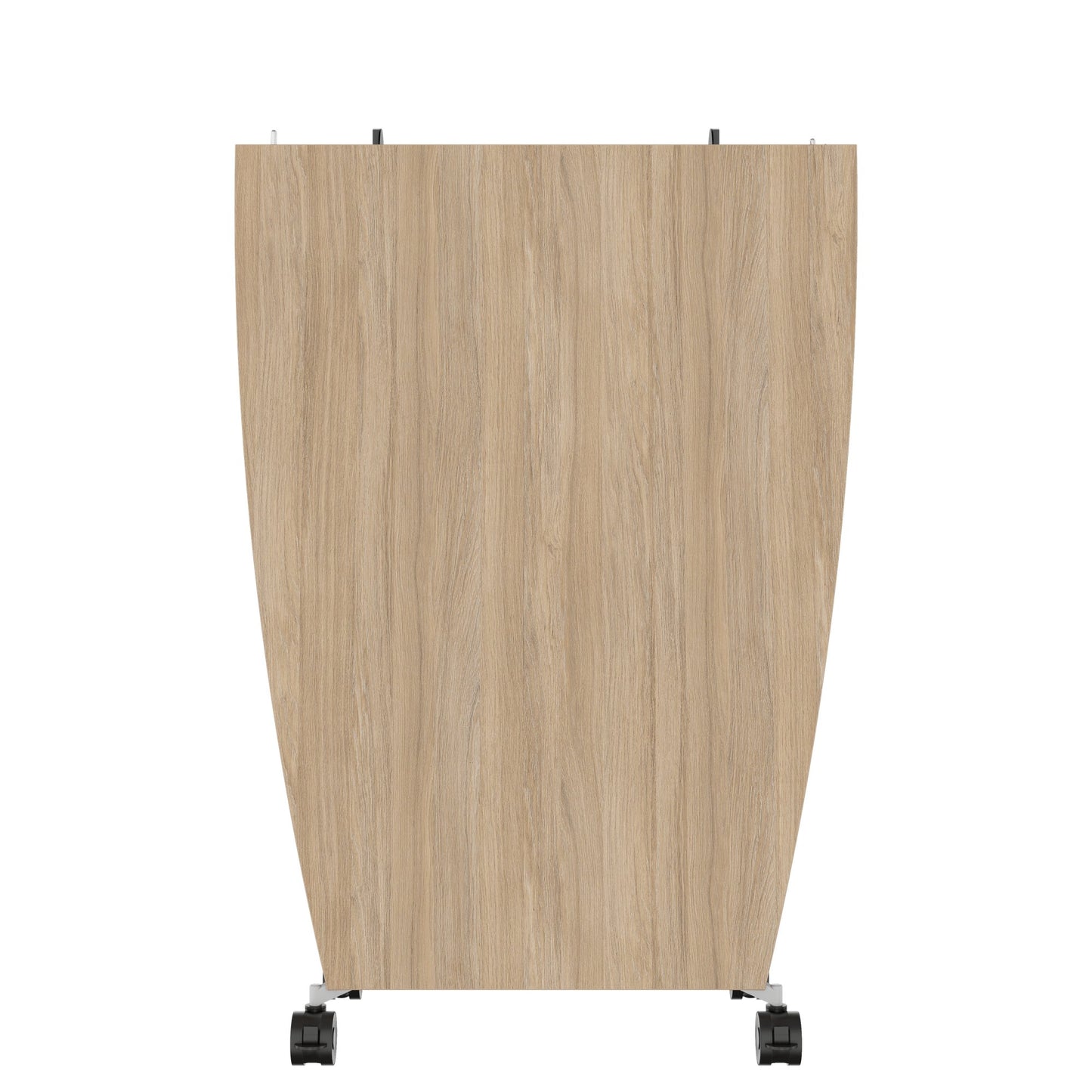 MARA - TIMMY LIBRO Table de conférence | forme bateau, 3200 x 1200 mm (10 à 14 personnes), roulante, pliable, chêne ambré