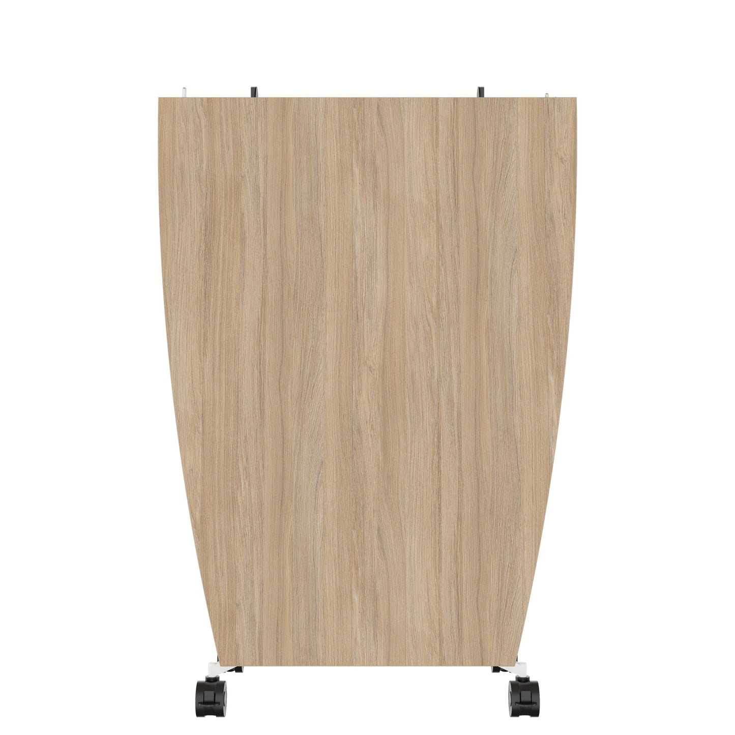 MARA - TIMMY LIBRO Table de conférence | forme bateau, 3200 x 1200 mm (10 à 14 personnes), roulante, pliable, chêne ambré