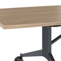 MARA - TIMMY LIBRO Konferenztisch | Bootsform, 3200 x 1200 mm (10 - 14 Personen), rollbar, faltbar, Bernsteineiche - 13 Thumbnail Image
