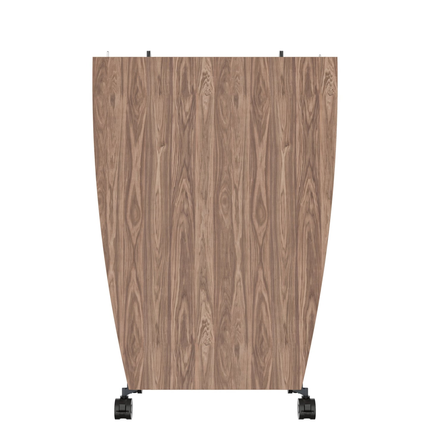MARA TIMMY LIBRO Konferenztisch | Bootsform, 3200 x 1200 mm (10 - 14 Personen), rollbar, faltbar, Echtholz-Furnier Nussbaum