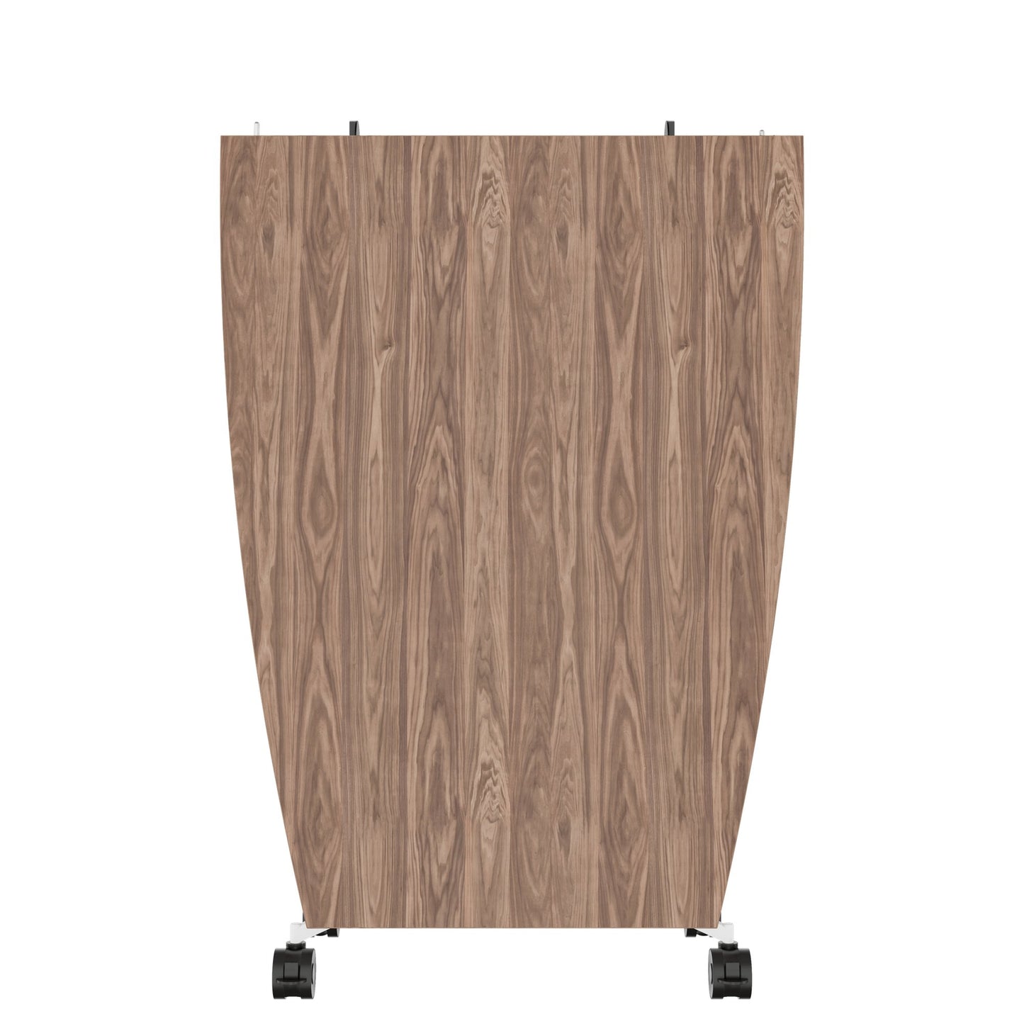 MARA TIMMY LIBRO Konferenztisch | Bootsform, 3200 x 1200 mm (10 - 14 Personen), rollbar, faltbar, Echtholz-Furnier Nussbaum