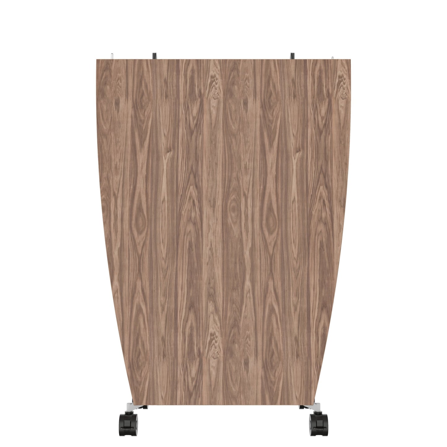 MARA TIMMY LIBRO Konferenztisch | Bootsform, 3200 x 1200 mm (10 - 14 Personen), rollbar, faltbar, Echtholz-Furnier Nussbaum