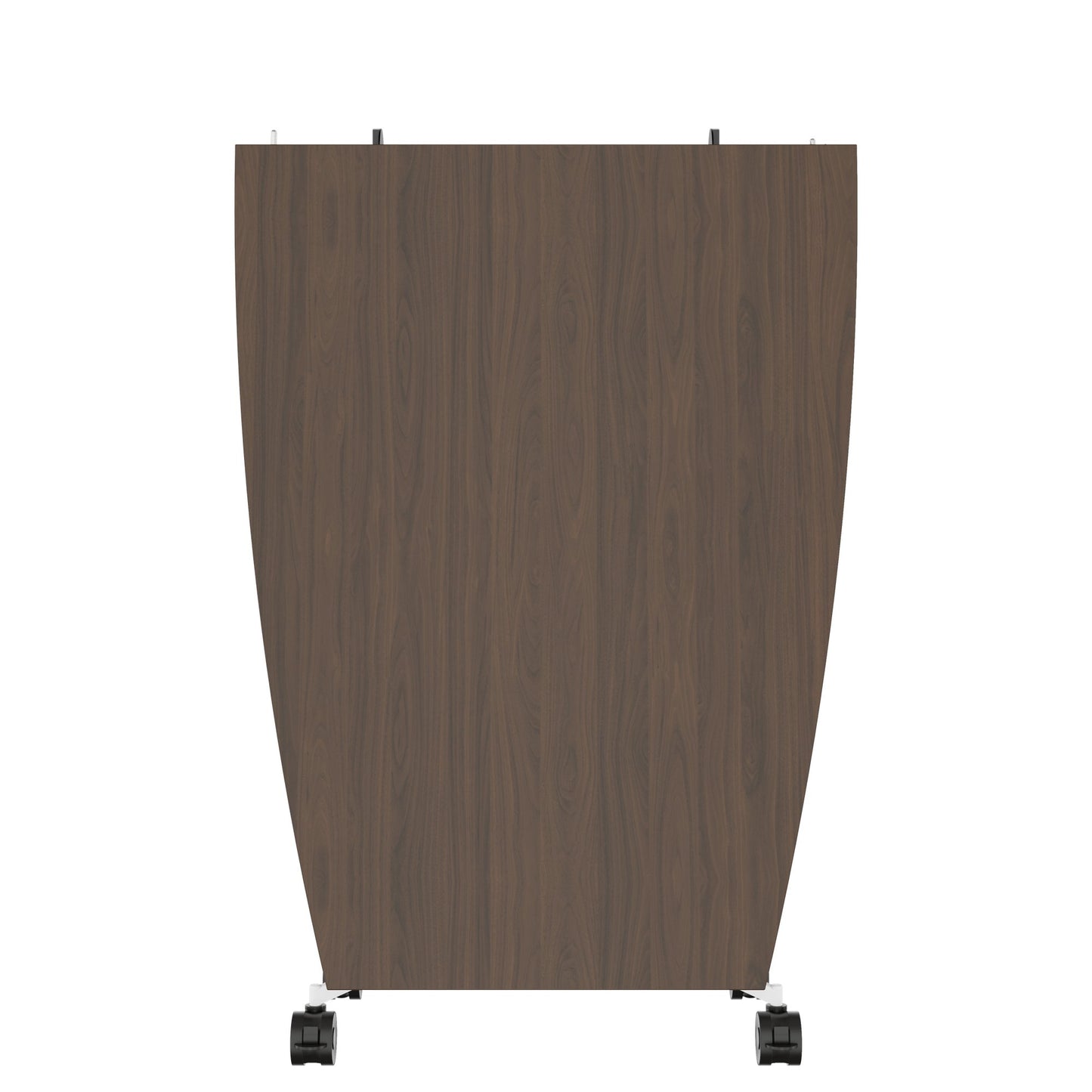 MARA - TIMMY LIBRO Table de conférence | forme bateau, 3200 x 1200 mm (10 à 14 personnes), roulante, pliable, noyer