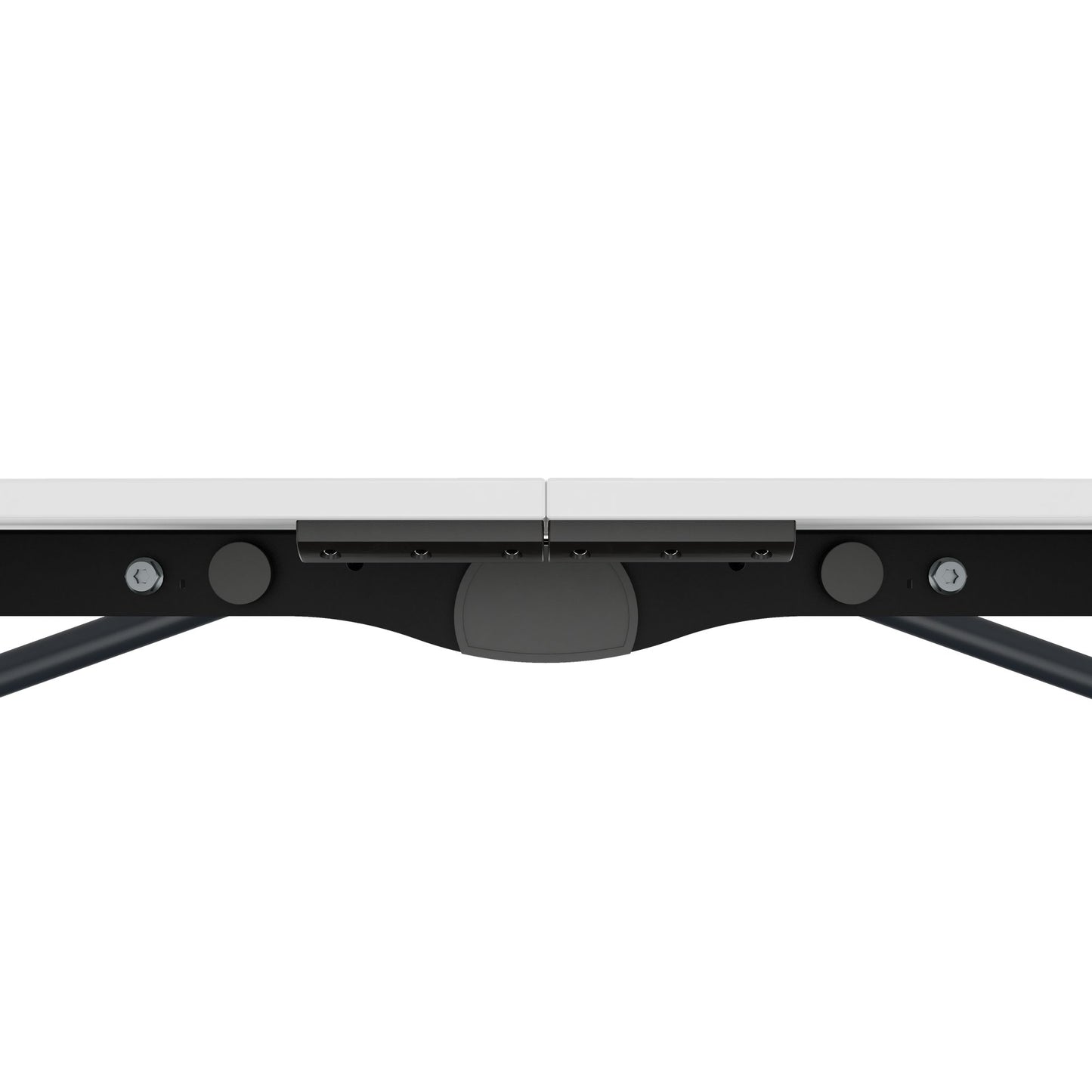 MARA - TIMMY LIBRO Table de conférence | forme bateau, 3200 x 1200 mm (10 - 14 personnes), roulante, pliable, blanc