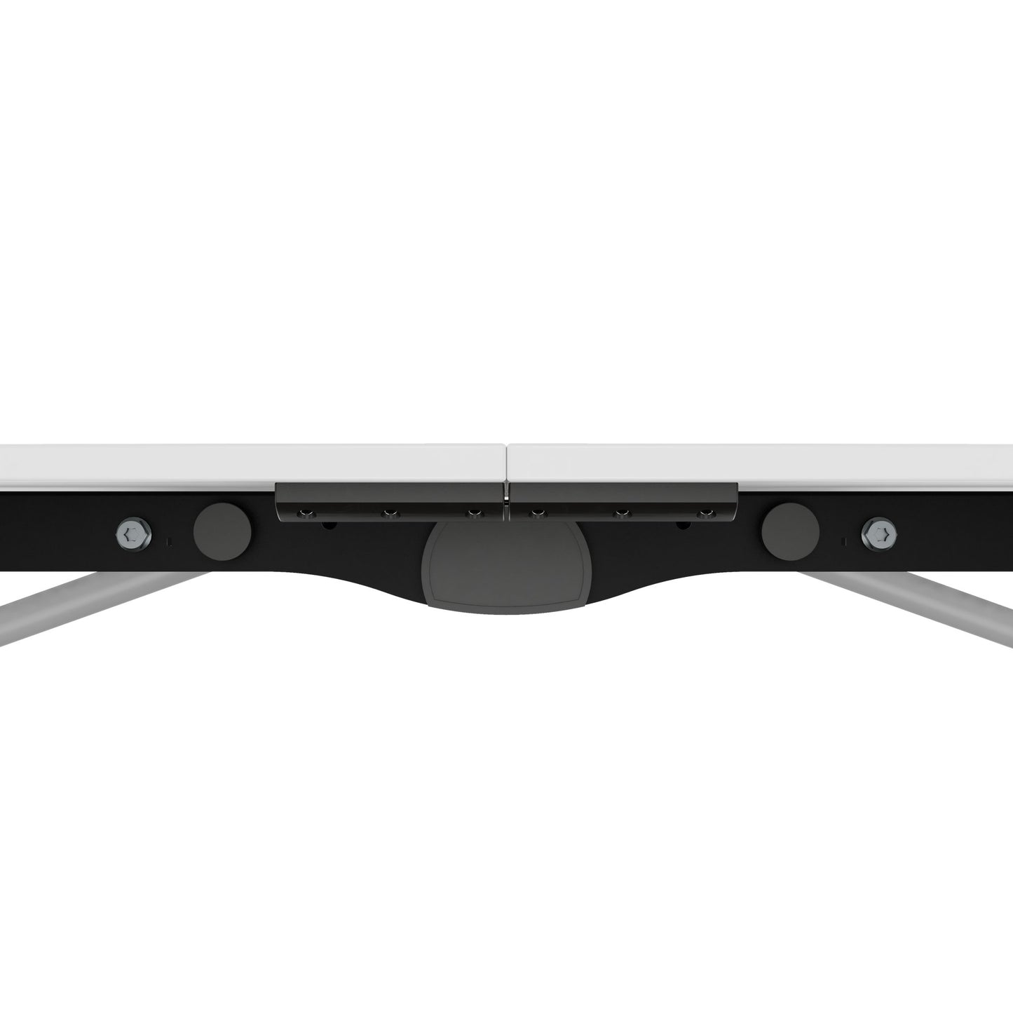 MARA - TIMMY LIBRO Table de conférence | forme bateau, 3200 x 1200 mm (10 - 14 personnes), roulante, pliable, blanc