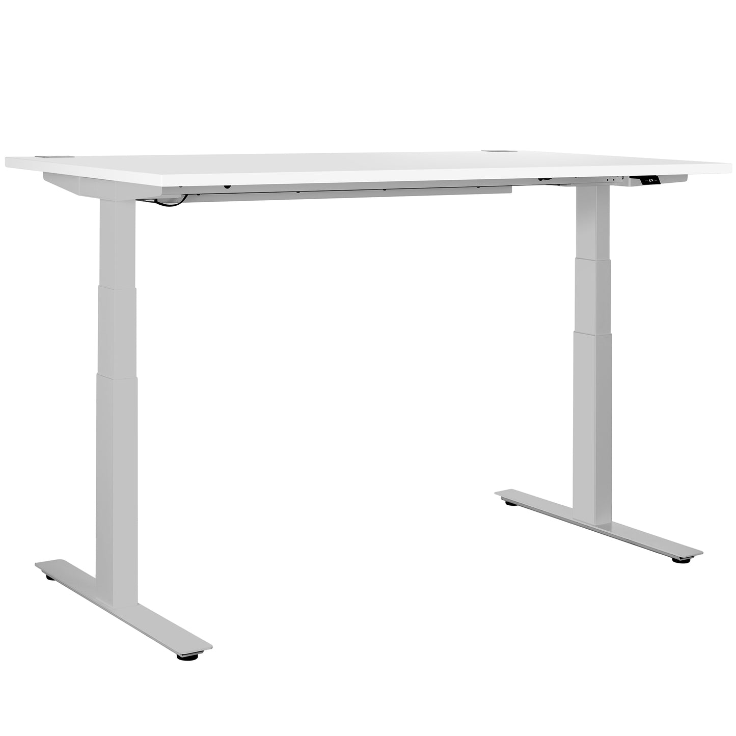 König + Neurath – Active T Motorschreibtisch | 1600 x 800 mm, elektrisch höhenverstellbar, elektrifiziert, Weiß