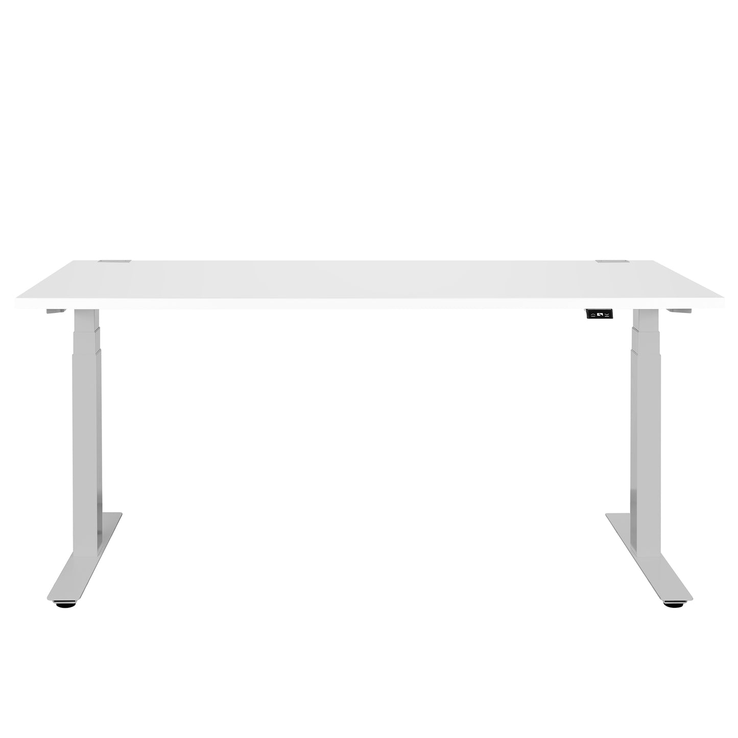 König + Neurath – Active T Motorschreibtisch | 1600 x 800 mm, elektrisch höhenverstellbar, elektrifiziert, Weiß