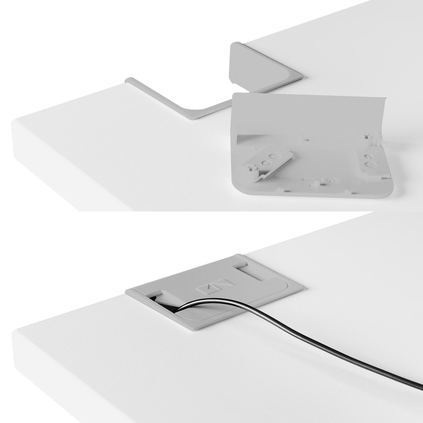 König + Neurath – Active T Motorschreibtisch | 1600 x 800 mm, elektrisch höhenverstellbar, elektrifiziert, Weiß