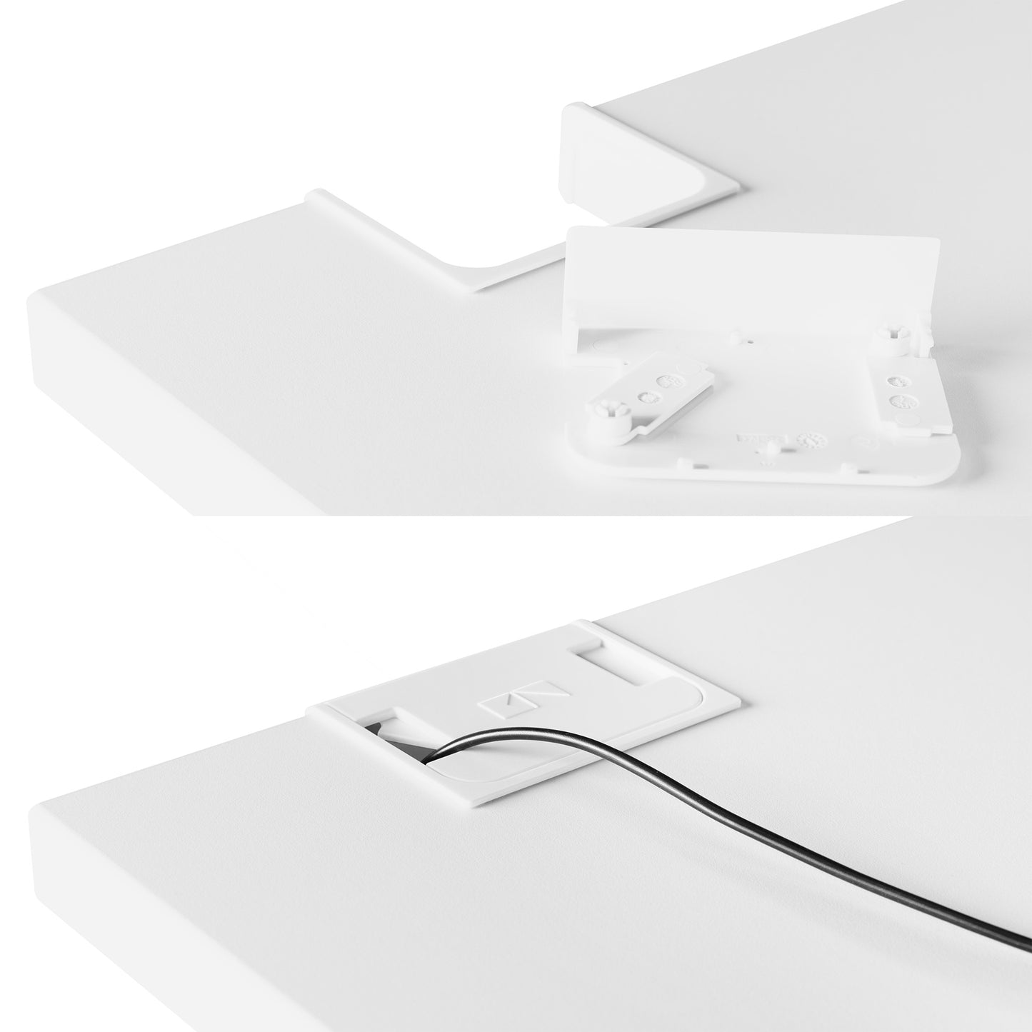 König + Neurath – Active T Motorschreibtisch | 1600 x 800 mm, elektrisch höhenverstellbar, elektrifiziert, Weiß