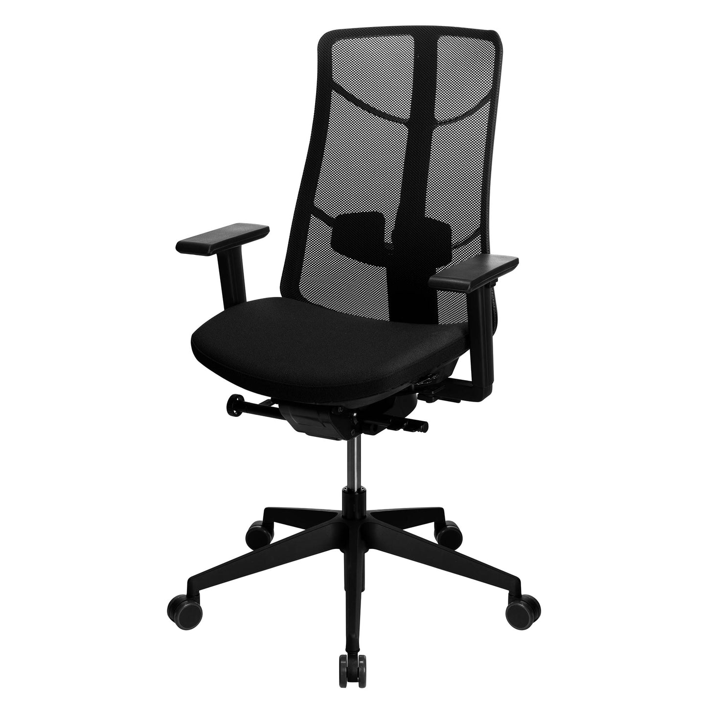 König + Neurath - JET.III office swivel chair | Mesh back, lumbar support, black