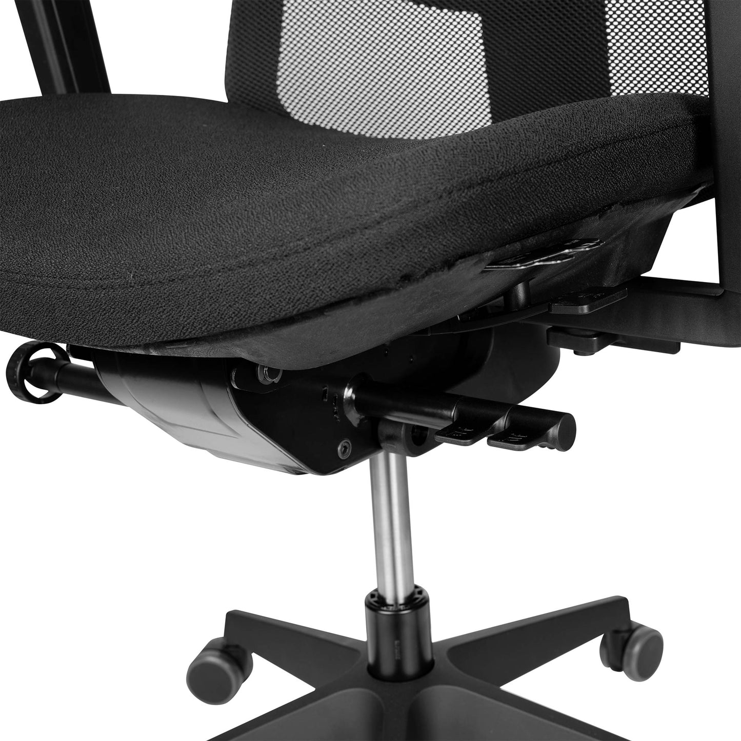 König + Neurath - JET.III office swivel chair | Mesh back, lumbar support, black