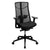 König + Neurath - JET.III office swivel chair | Mesh back, lumbar support, black