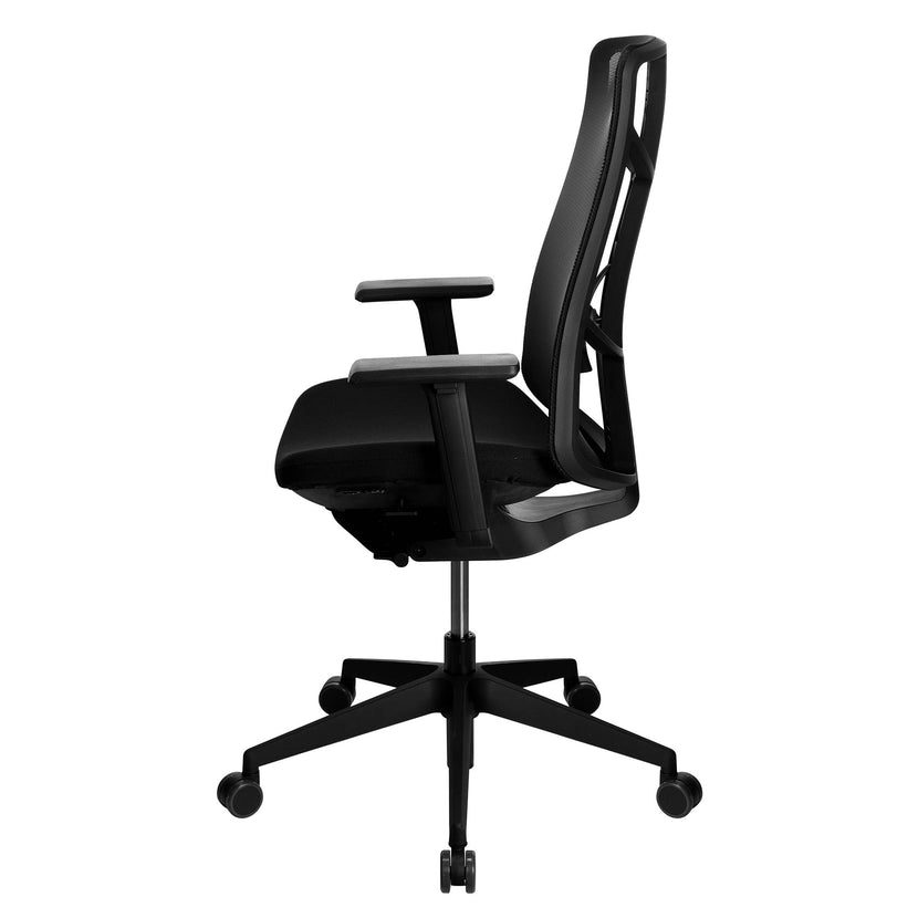 König + Neurath - JET.III office swivel chair | Mesh back, lumbar support, black