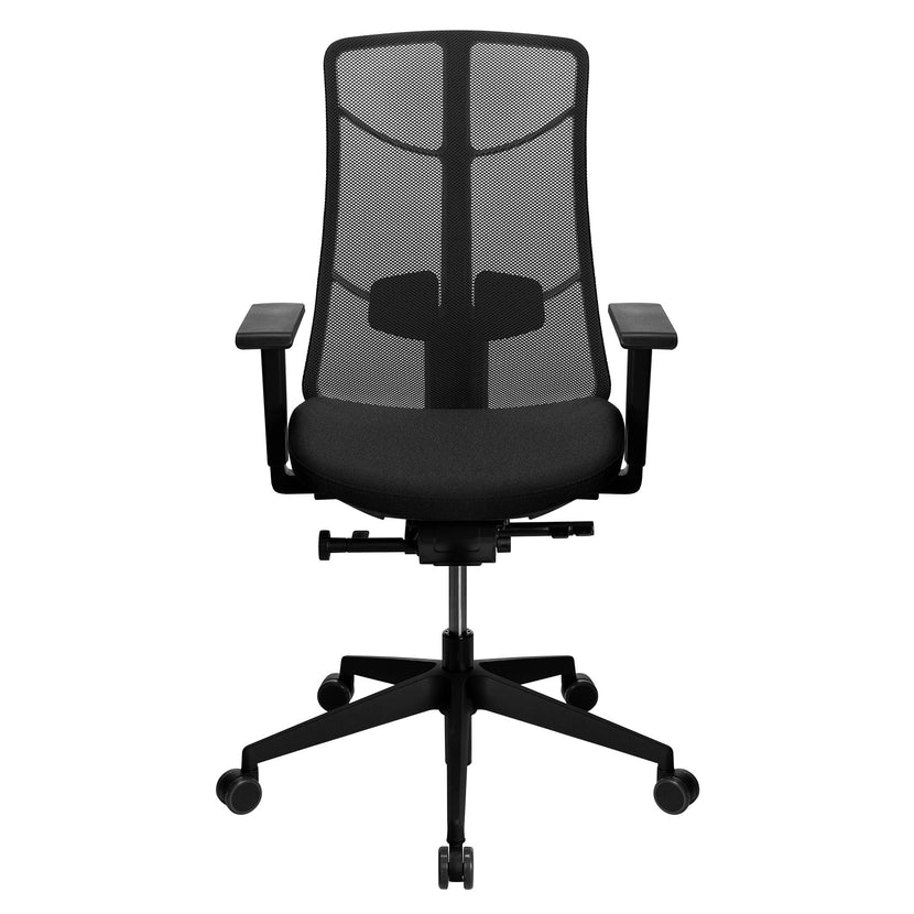 König + Neurath - JET.III office swivel chair | Mesh back, lumbar support, black