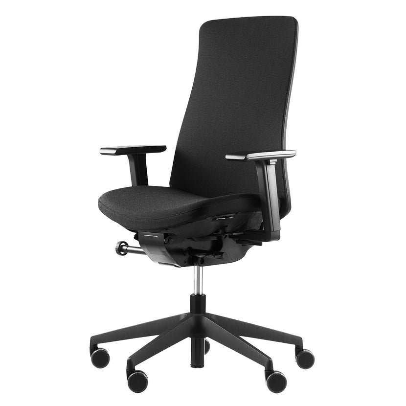 König + Neurath - JET.III Bürodrehstuhl | Softpolster, Lordosenstütze, Schwarz
