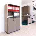 CHOICE Armadio combinato | 4 OH, 800 x 1465 mm, rovere nordico grigio / grigio cubanite - 1 Thumbnail Image