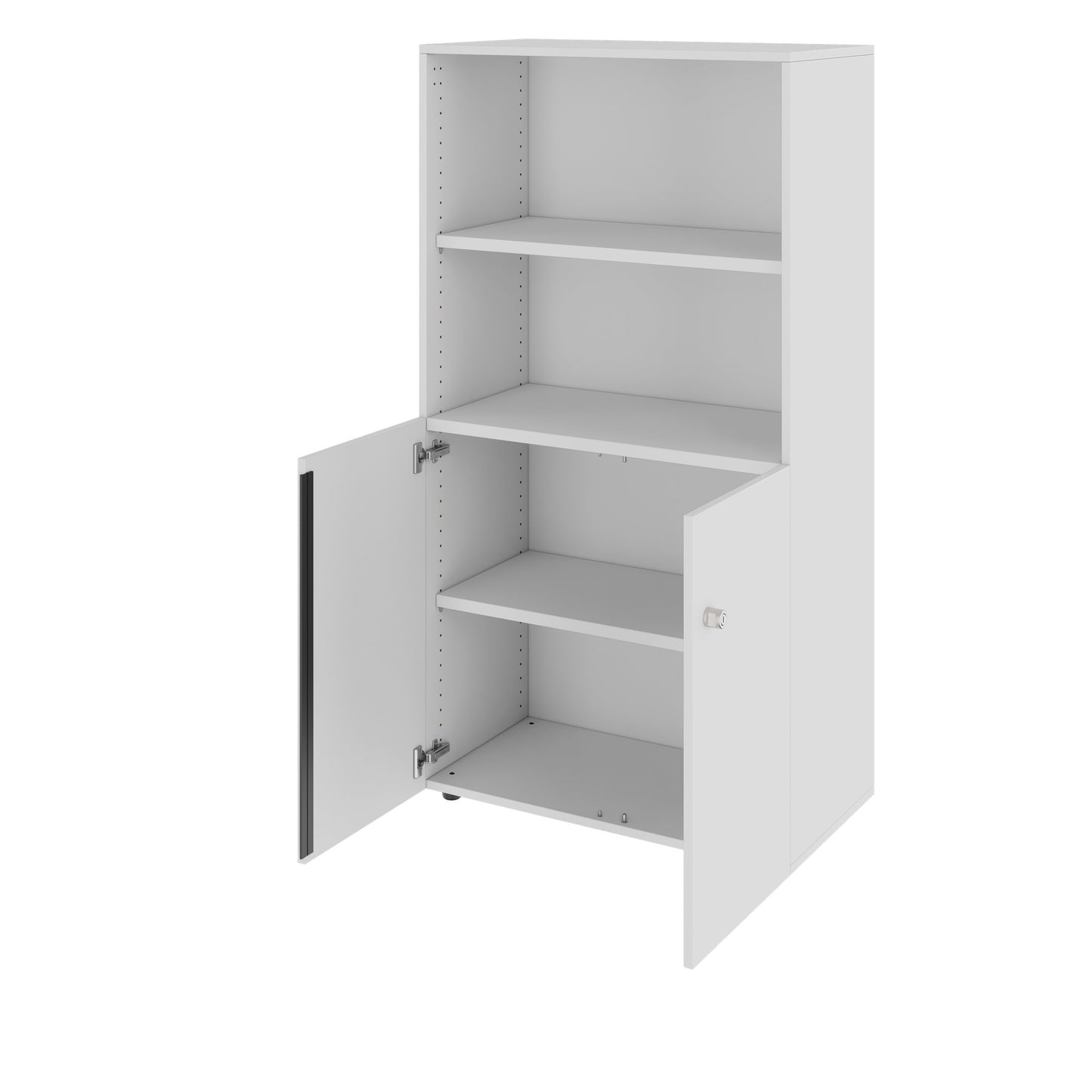 PRO combination cabinet | 4 OH, 800 x 1510 mm, gray