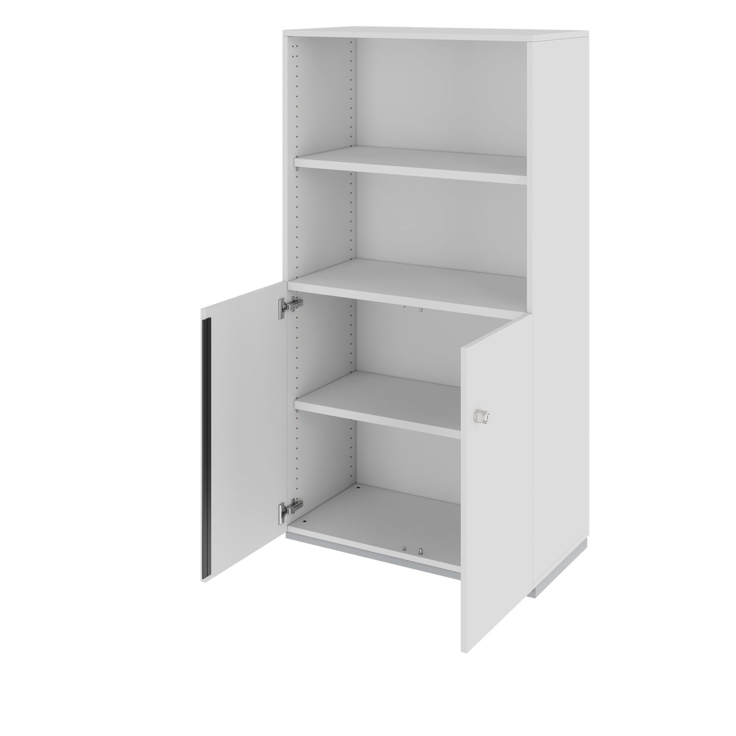 PRO combination cabinet | 4 OH, 800 x 1510 mm, gray