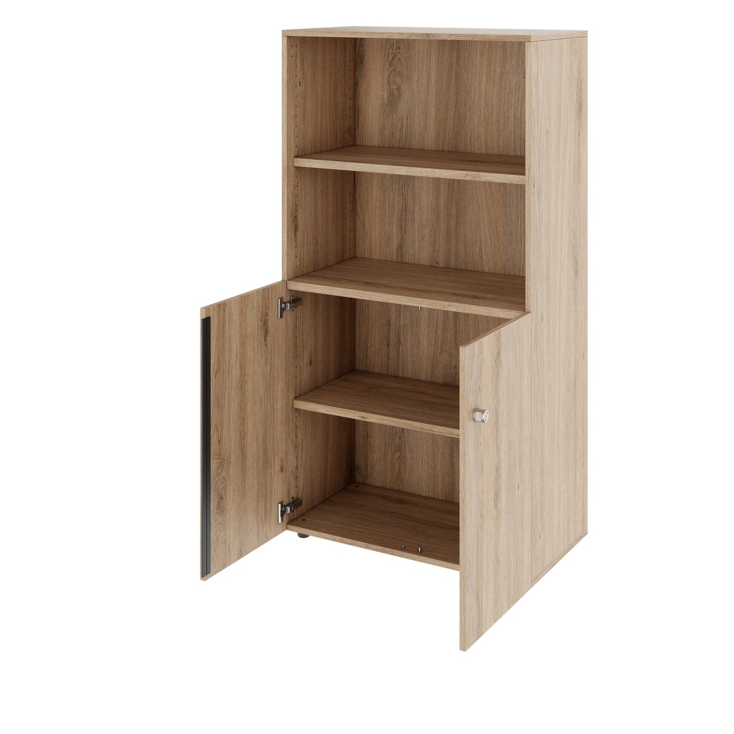 PRO Kombischrank | 4 OH, 800 x 1510 mm, Natureiche