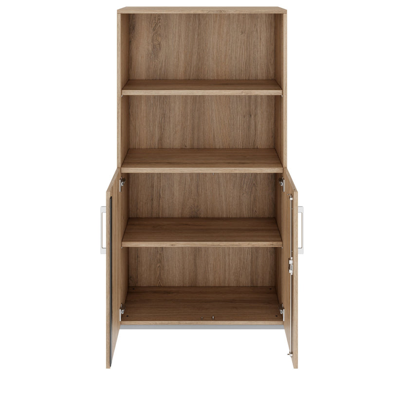 PRO Kombischrank | 4 OH, 800 x 1510 mm, Natureiche
