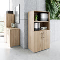 PRO combination cabinet | 4 OH, 800 x 1510 mm, natural oak - 14 Thumbnail Image