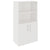 PRO Combination cabinet | 4 U, 800 x 1510 mm, white