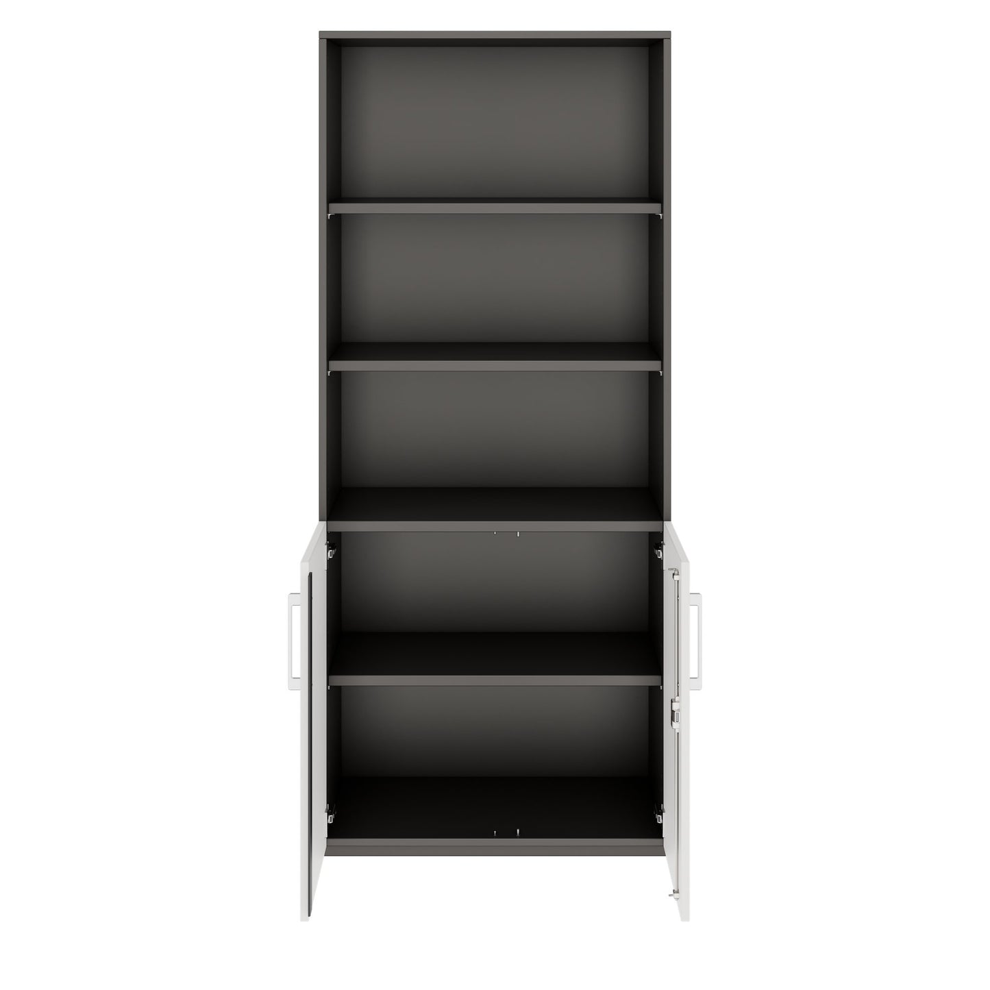 PRO Combine cabinet | 5 Oh, 800 x 1880 mm, graphite / white