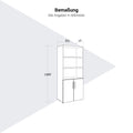 PRO Armoire combinée | 5 OH, 800 x 1880 mm, gris - 13 Thumbnail Image