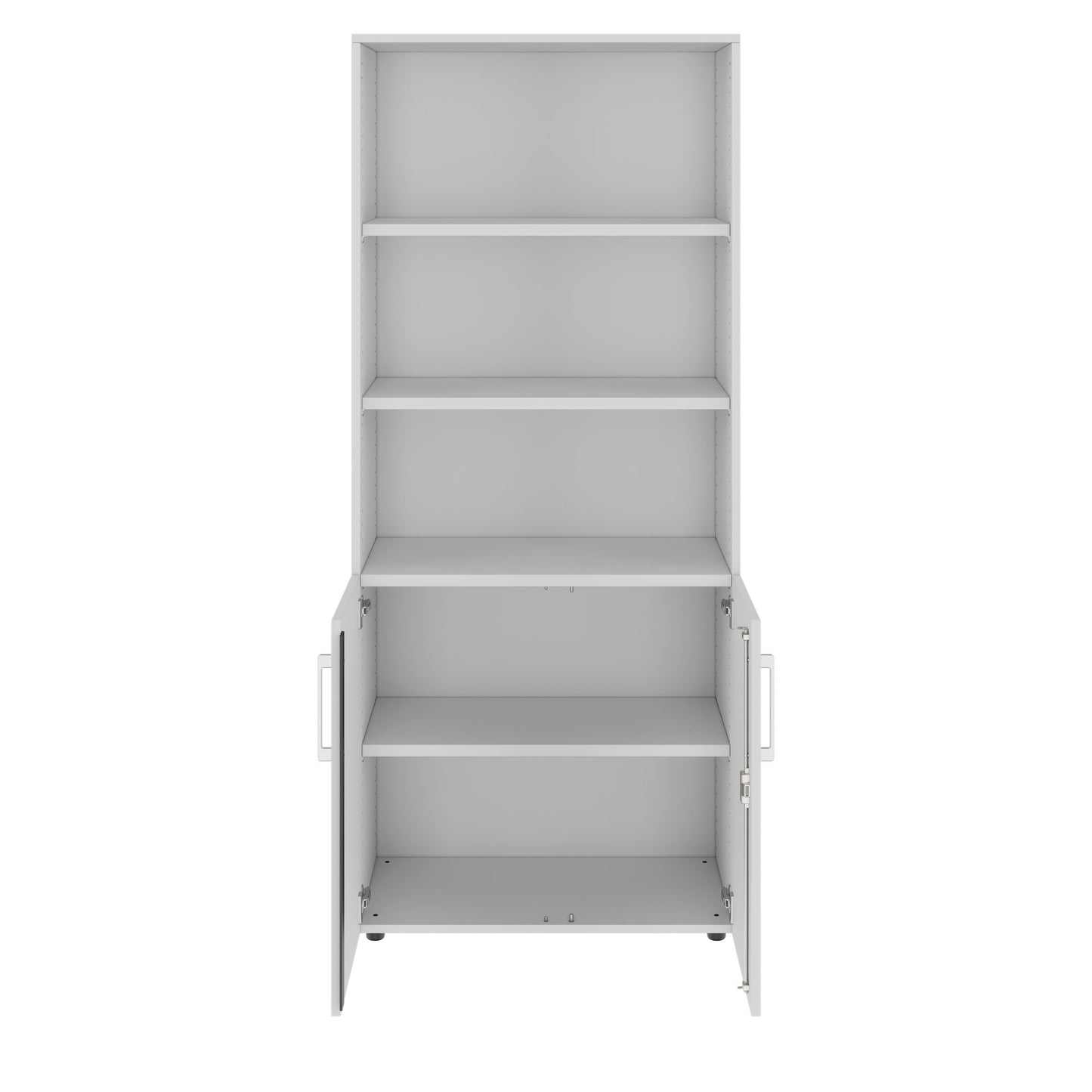 PRO combination cabinet | 5 OH, 800 x 1880 mm, gray
