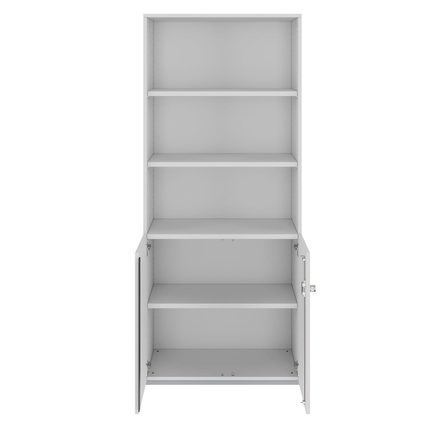 PRO combination cabinet | 5 OH, 800 x 1880 mm, gray