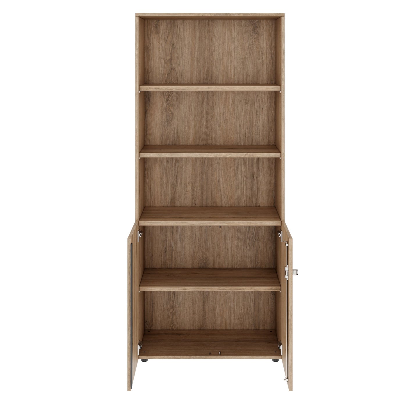 PRO combination cabinet | 5 OH, 800 x 1880 mm, natural oak