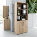 PRO combination cabinet | 5 OH, 800 x 1880 mm, natural oak - 14 Thumbnail Image