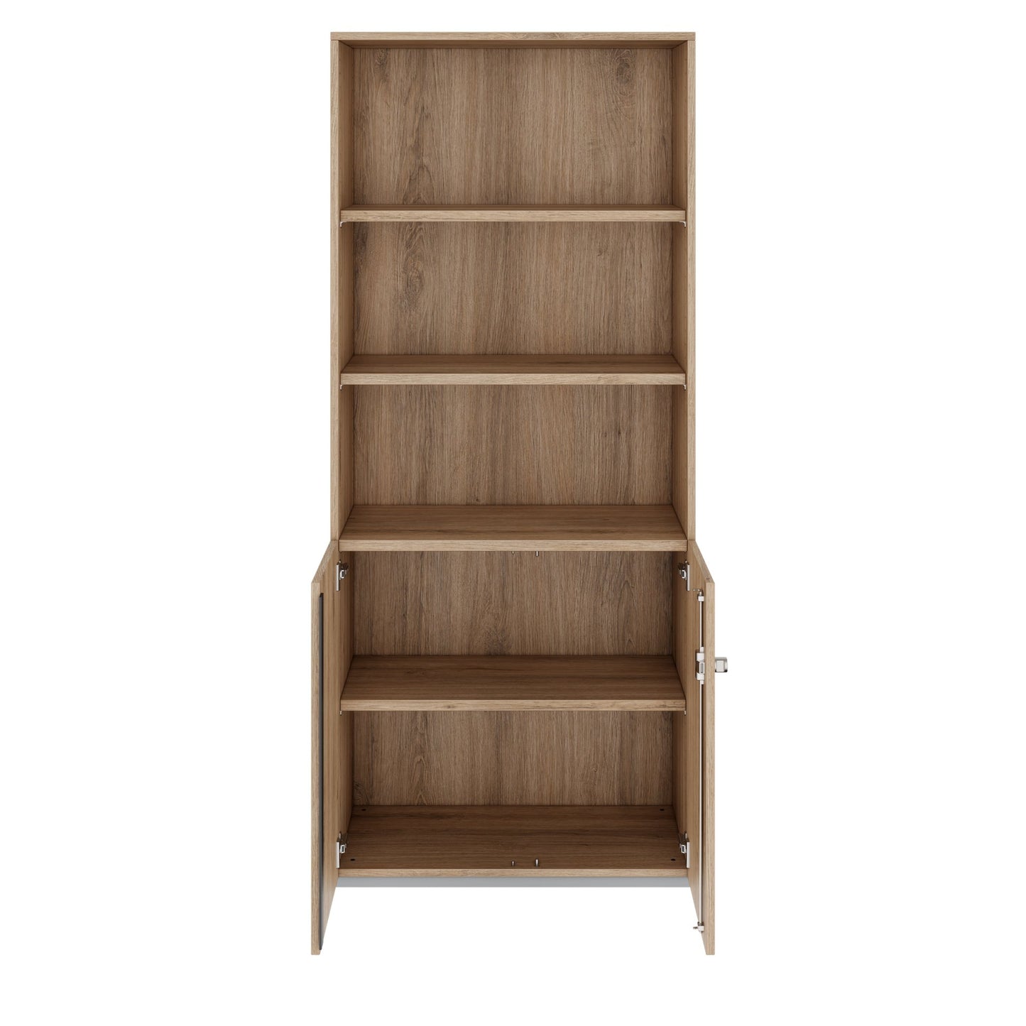 PRO combination cabinet | 5 OH, 800 x 1880 mm, natural oak