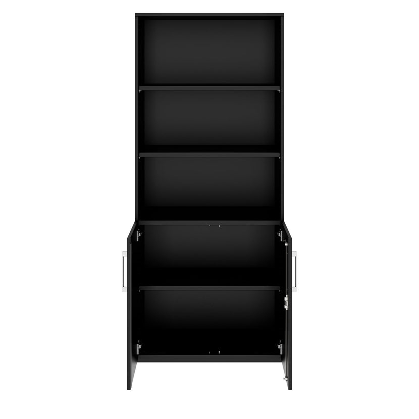 PRO Combina il cabinet | 5 OH, 800 x 1880 mm, nero