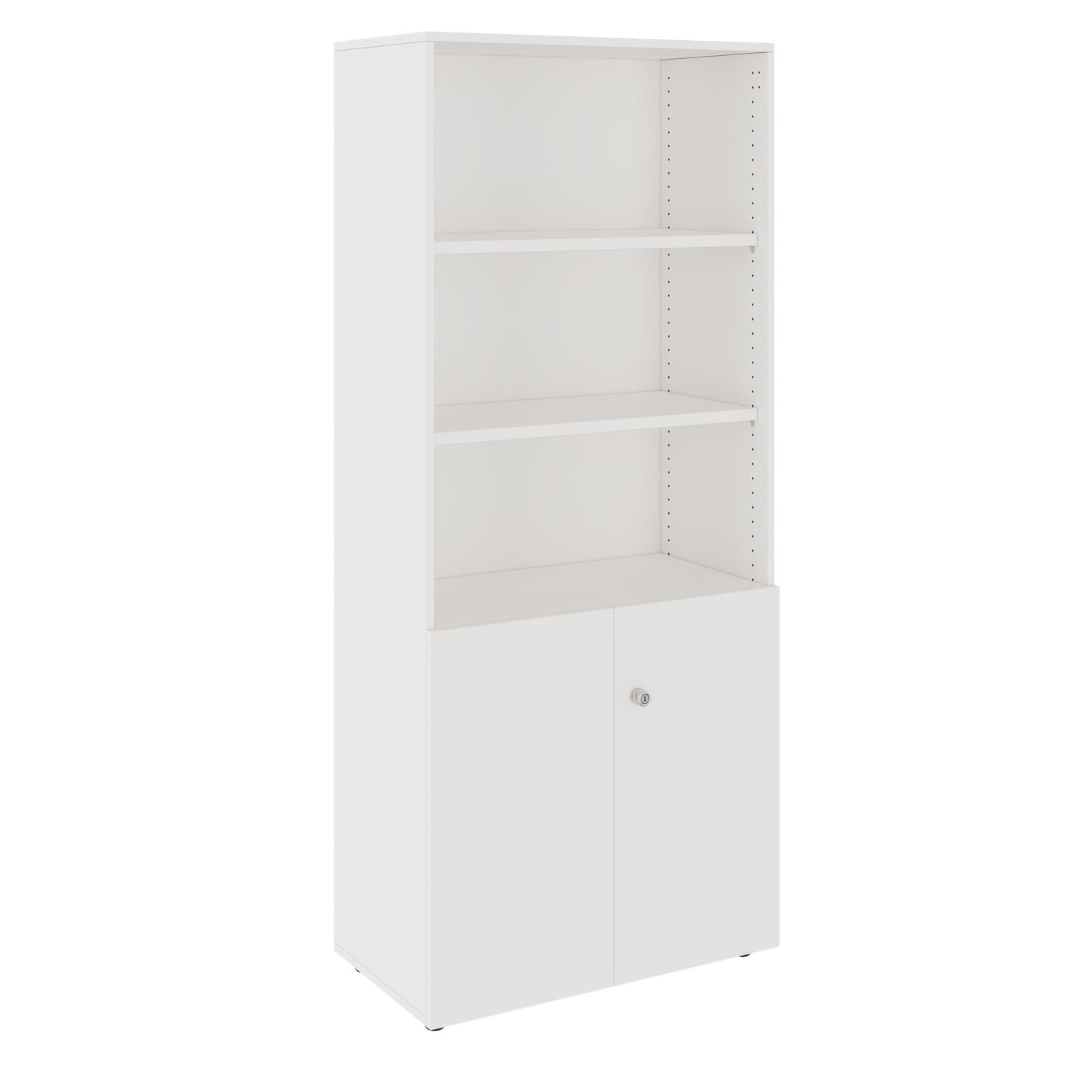 PRO Combination cabinet | 5 U, 800 x 1880 mm, white