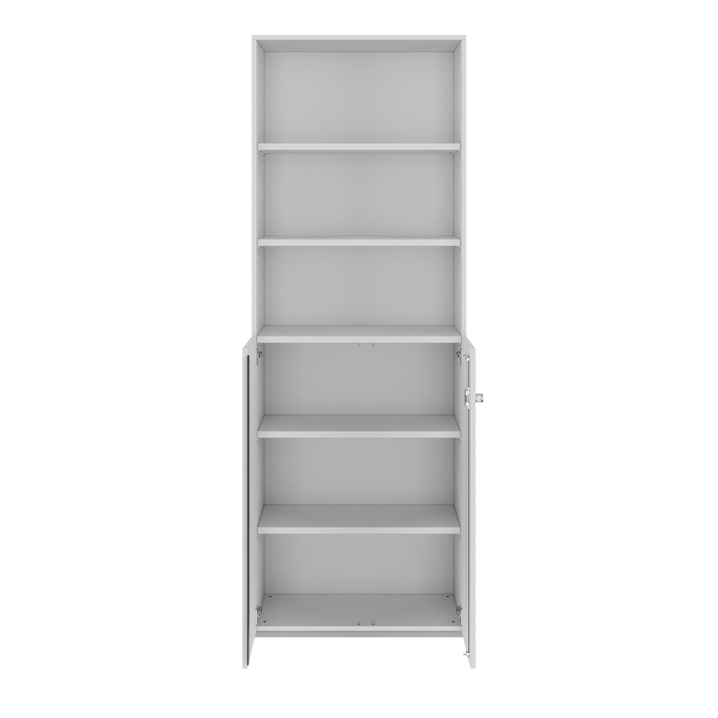 PRO combination cabinet | 6 OH, 800 x 2250 mm, gray