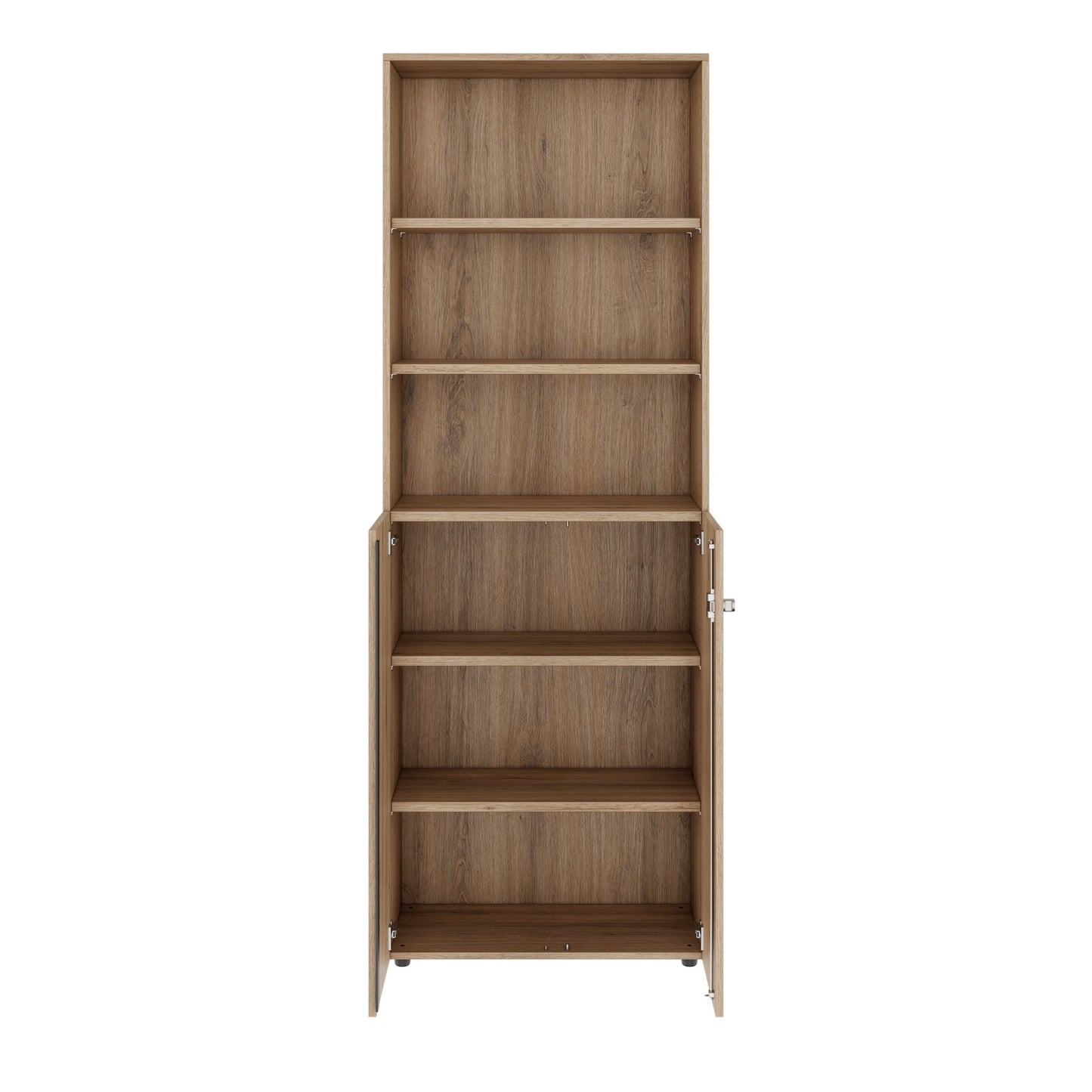 PRO combination cabinet | 6 OH, 800 x 2250 mm, natural oak