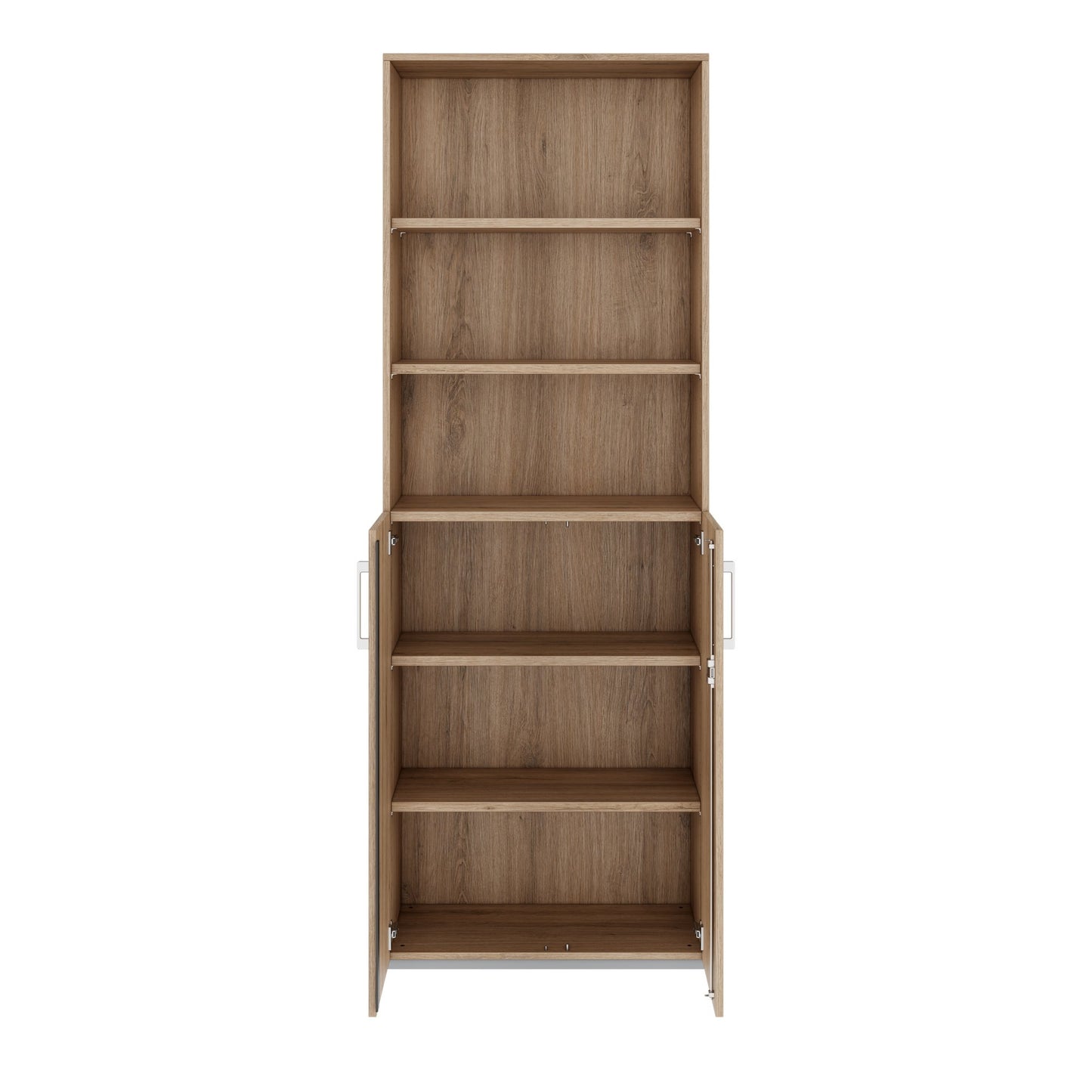 PRO combination cabinet | 6 OH, 800 x 2250 mm, natural oak