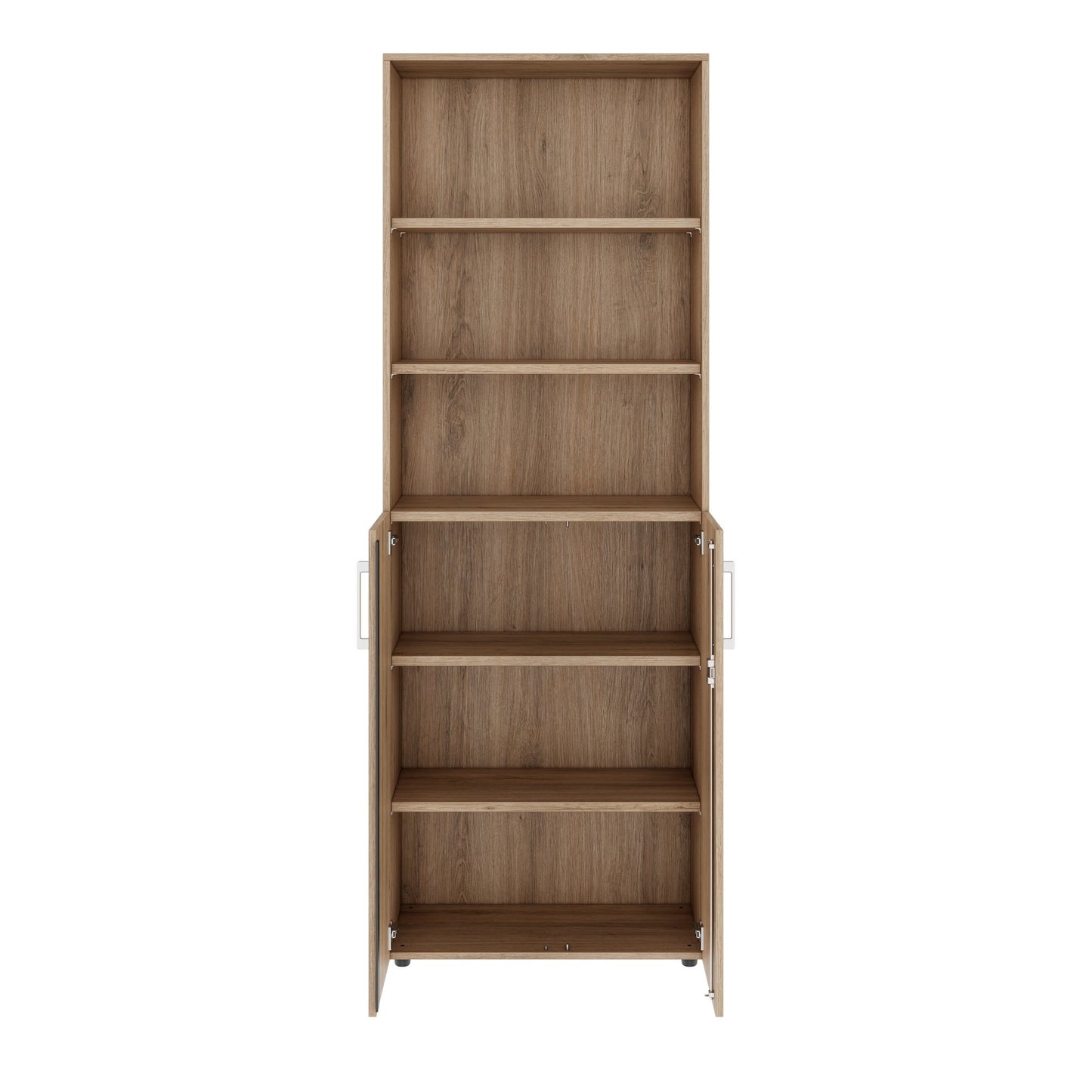PRO combination cabinet | 6 OH, 800 x 2250 mm, natural oak