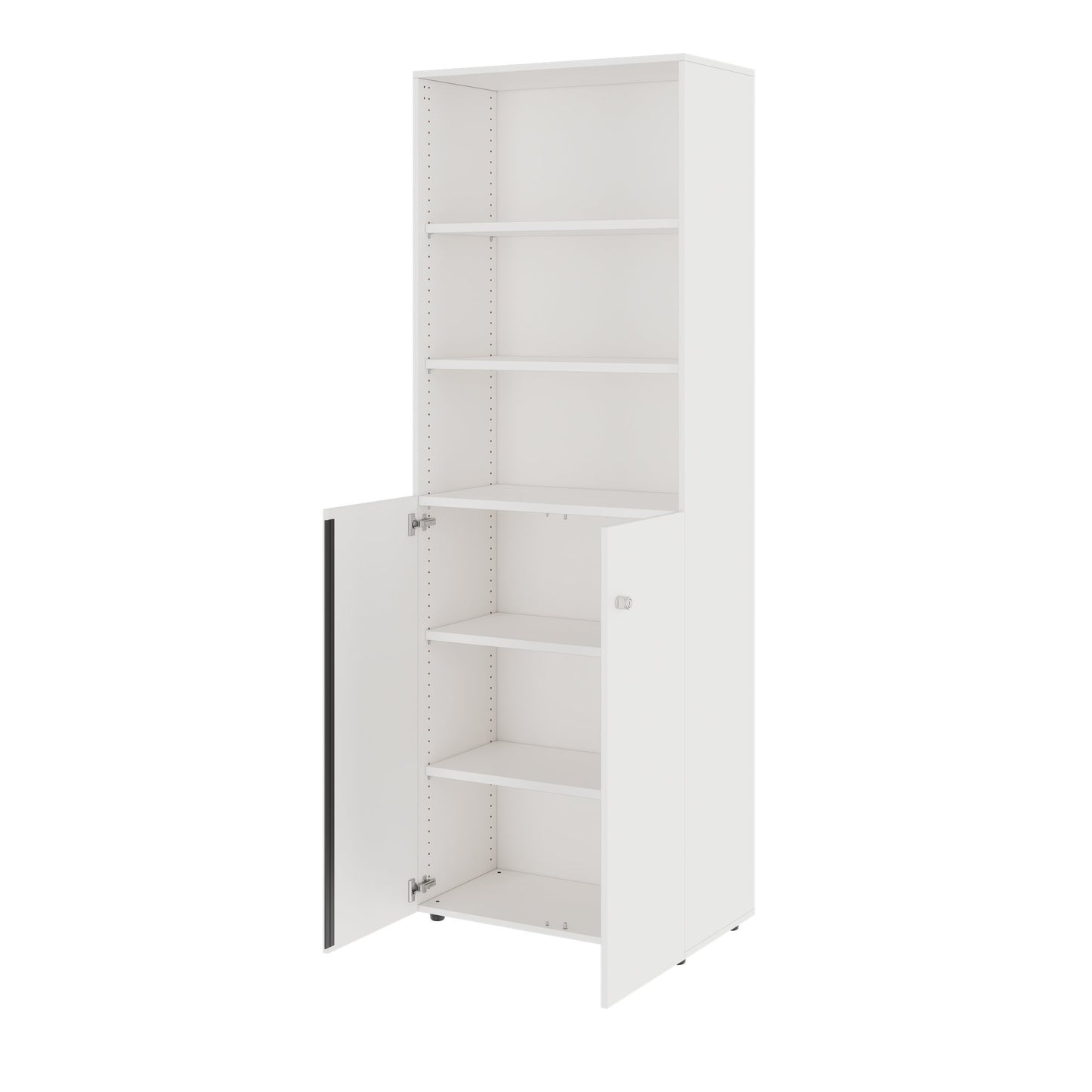 PRO combination cabinet | 6 OH, 800 x 2250 mm, white
