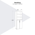 PRO Combina il cabinet | 6 OH, 800 x 2250 mm, bianco - 13 Thumbnail Image